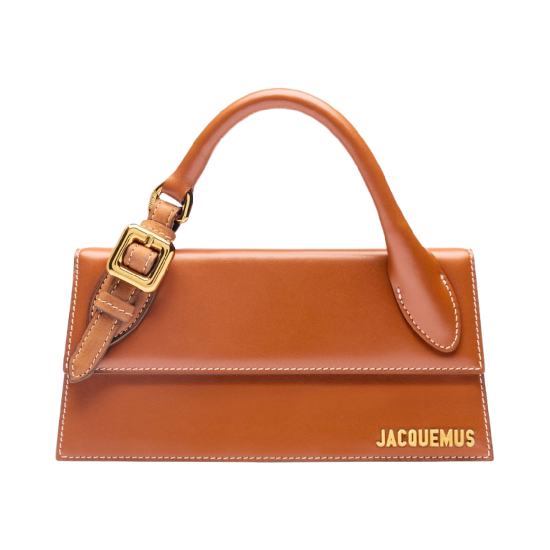 자크뮈스 르 치키토 롱 부클 시그니쳐 버클드 핸드백 라이트 브라운(Jacquemus Le Chiquito Long Boucle Signature Buckled Handbag Light Brown) - 1