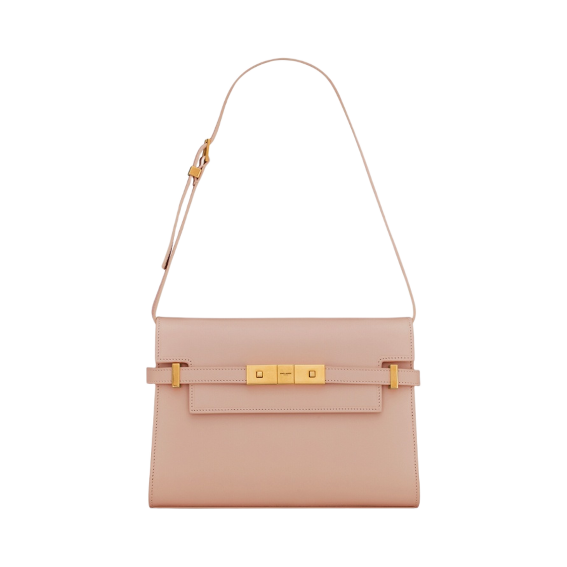 생로랑 맨하탄 스몰 숄더백 박스 생로랑 레더 로지 샌드(Saint Laurent Manhattan Small Shoulder Bag in Box Saint Laurent Leather Rosy Sand) - 1