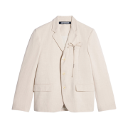 Jacquemus La Veste Feijoa Three-Button Blazer Light Beige