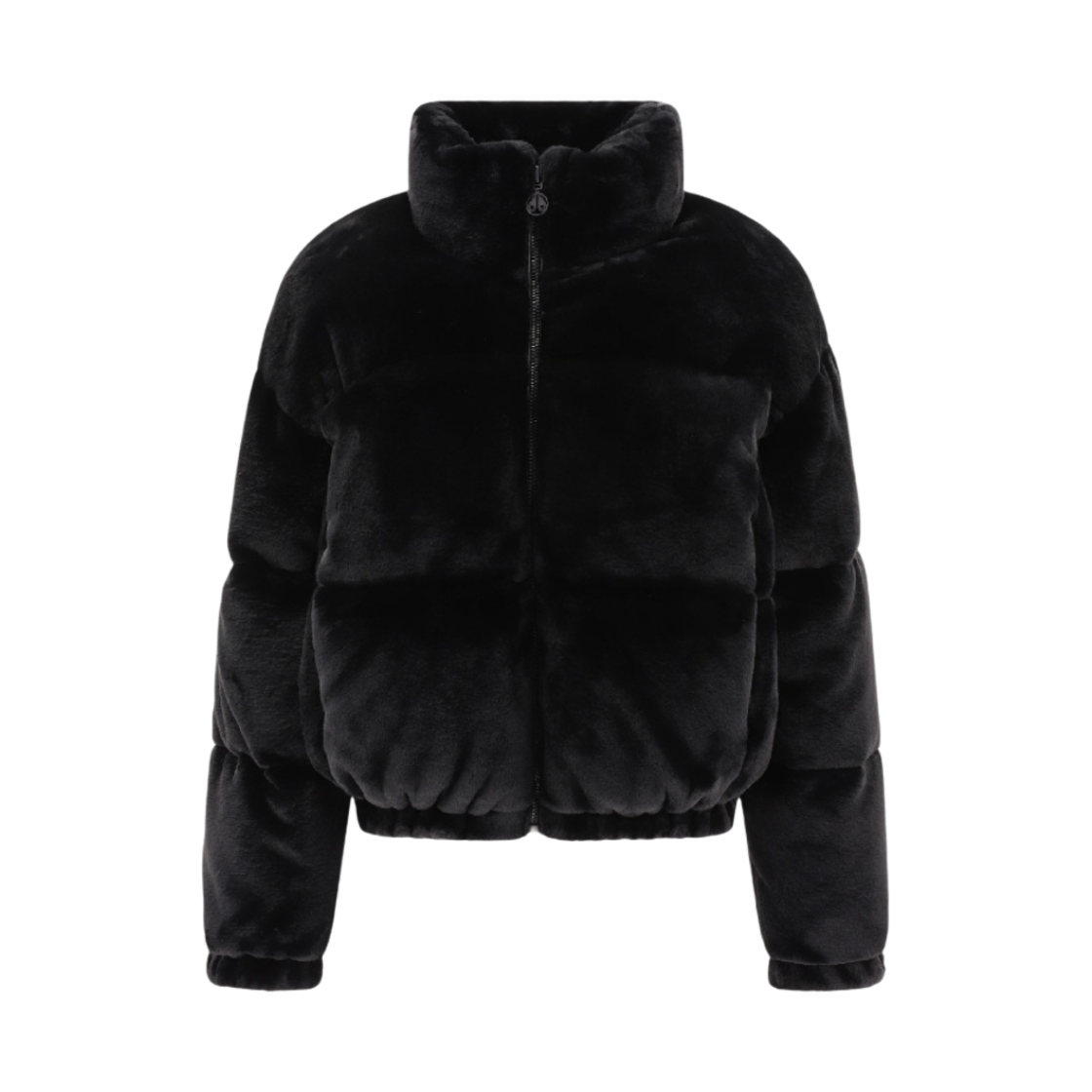 (W) 무스너클 버니 크롭 푸퍼 블랙