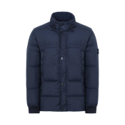 Stone Island 40123 Garment Dyed Crinkle Reps Down Jacket Marine Blue - 20FW