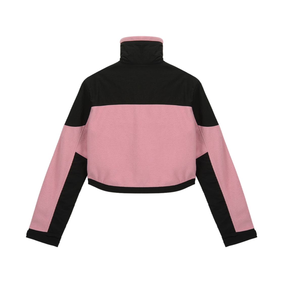(W) 마뗑킴 플리스 크롭 트랙 점퍼 핑크((W) Matin Kim Fleece Crop Track Jumper Pink) - 2