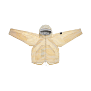 Stone Island 408R1 Prototype Research A Limited Edition of 100 Pieces Short Fishtail Parka Ivory - 22FW