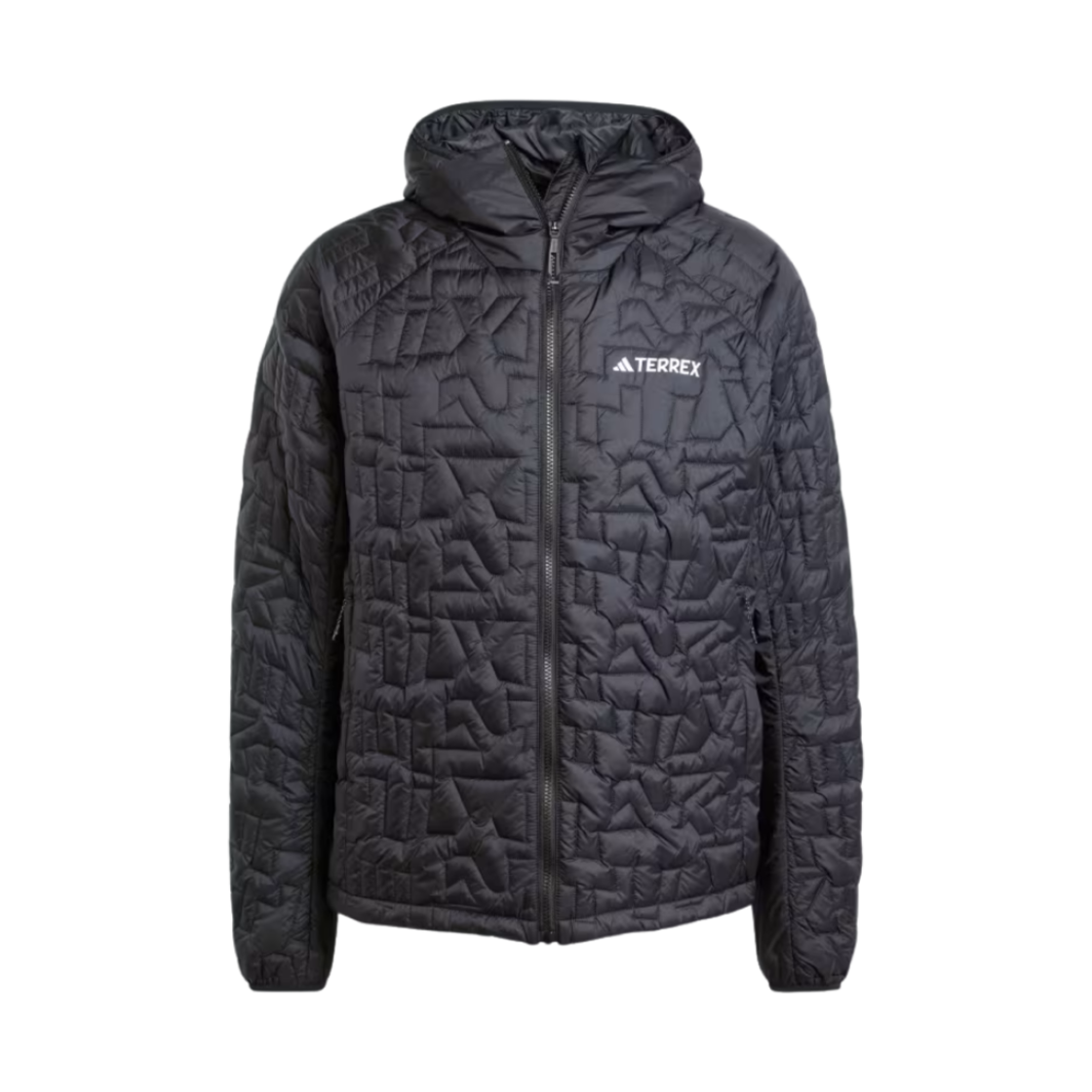 아디다스 테렉스 엑스페리어 프리마로프트 루즈 필 인슐레이티드 후드 자켓 블랙 - KR 사이즈(Adidas Terrex Xperior Primaloft Loose Peel Insulated Hood Jacket Black - KR Sizing)