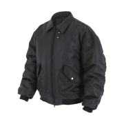 ROARINGRAD Shirring Crop Bomber Ash Black
