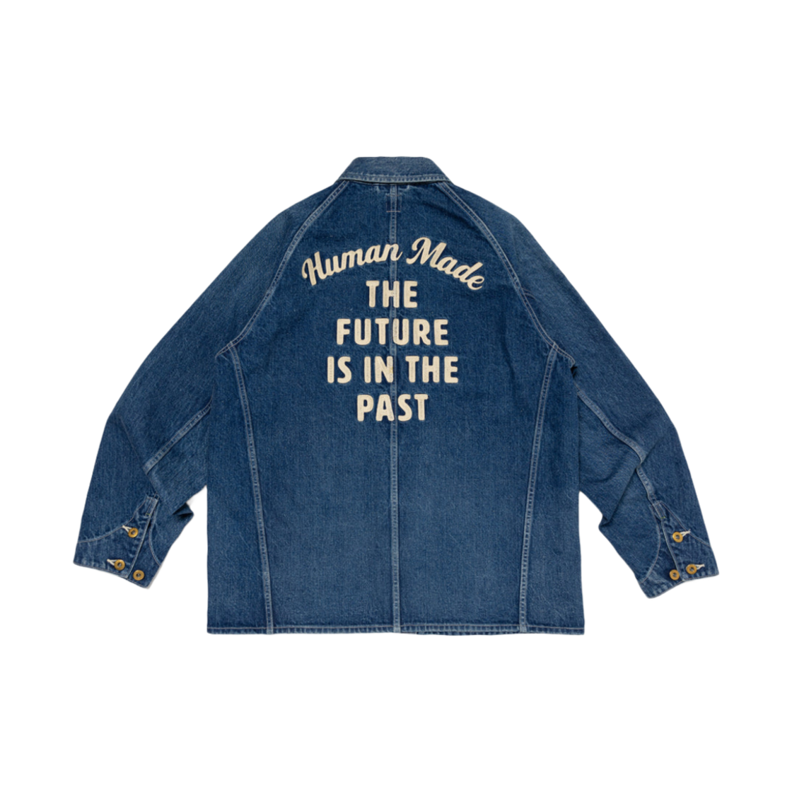 휴먼 메이드 데님 커버롤 자켓 인디고