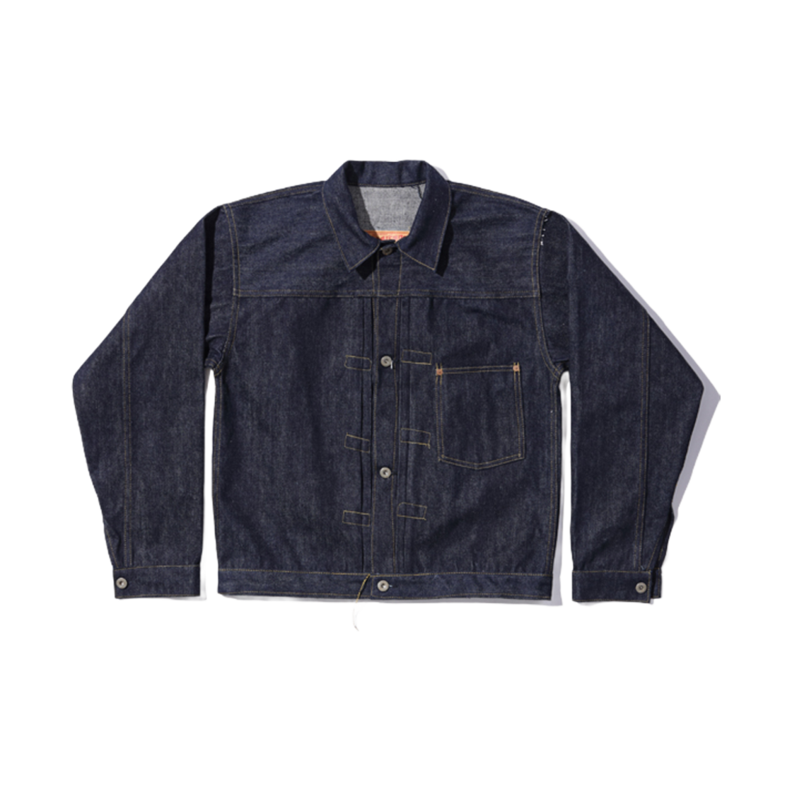 SC19008 Sugar Cane Super Denim Collectibles #08 13.5 oz. Blue Denim Blouse S1943 Model Non Wash