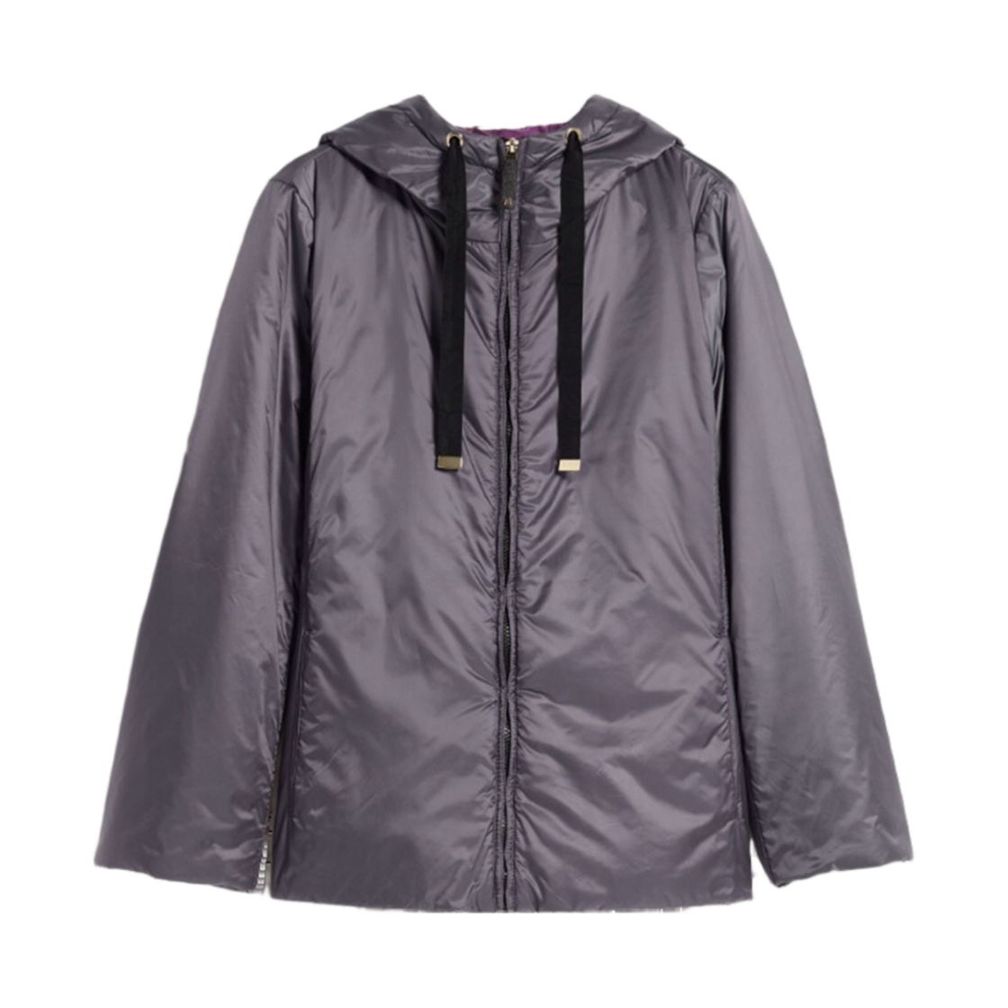 (W) 막스마라 더 큐브 그린에이치 트래블 자켓 방수 테크니컬 캔버스 미디움 그레이((W) Max Mara The Cube Greenh Travel Jacket In Water-Resistant Technical Canvas Medium Grey) - 1