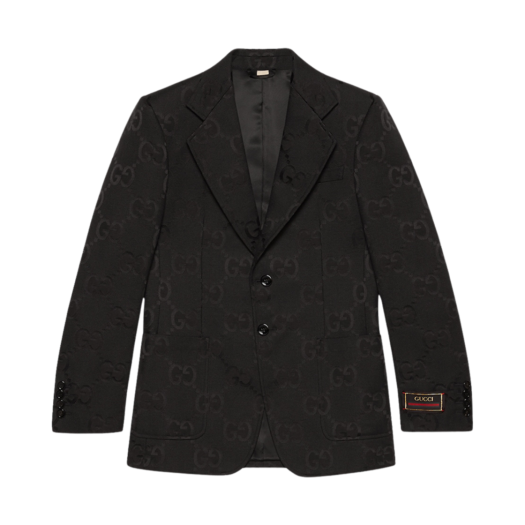 Gucci Jumbo GG Canvas Jacket Black