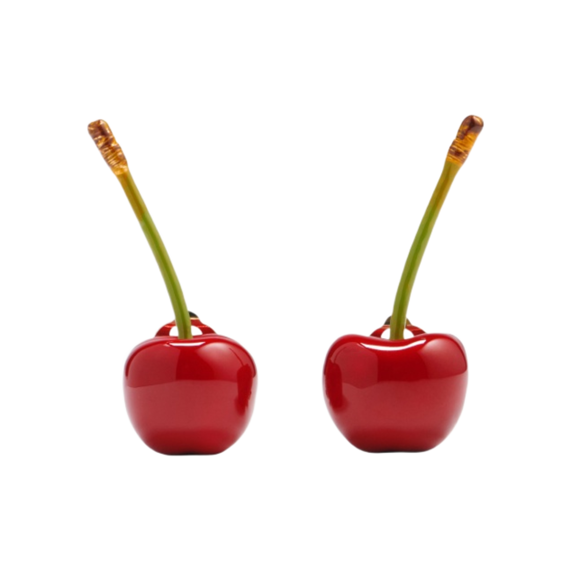(W) 자크뮈스 레 부클 스리즈 체리 이어링 레드((W) Jacquemus Les Boucles Cerise Cherry Earrings Red) - 1