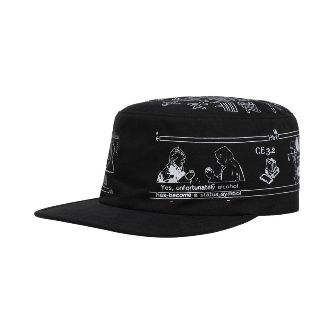 카브엠트 피큘리어리티 캡 블랙 - 23SS(Cav Empt Peculiarity Cap Black - 23SS) - 1