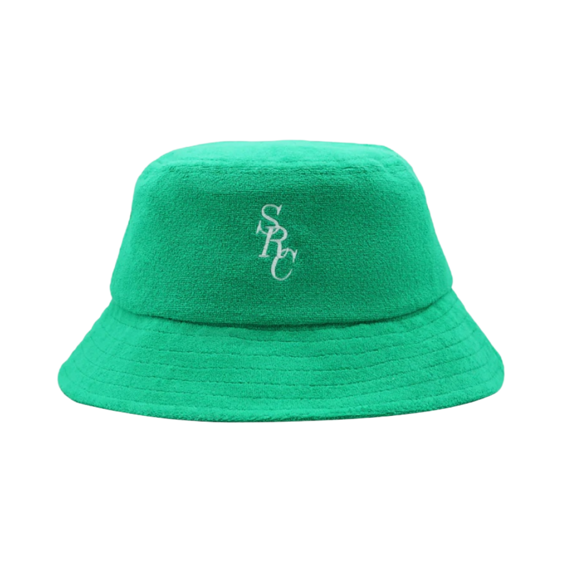 AC811JD Sporty & Rich SRC Terry Bucket Hat Kelly