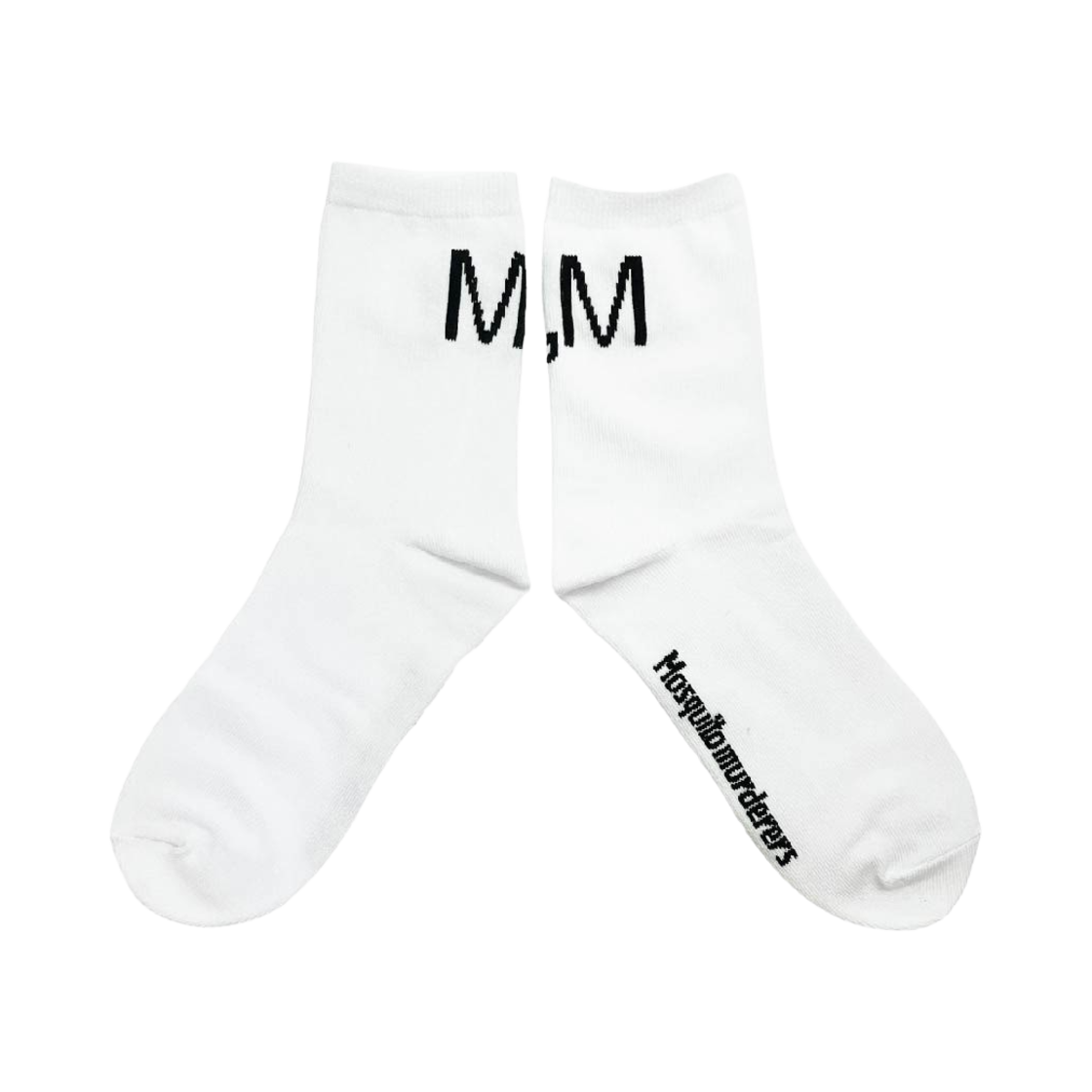300013 Mosquito Murderers MM Socks White