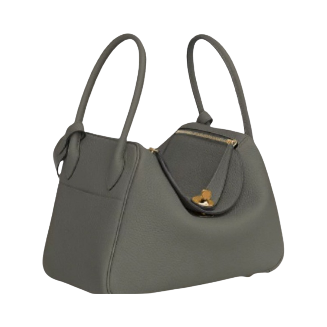 에르메스 린디 26 백 클레망스 & 골드 하드웨어 그리 메이어(Hermes Lindy 26 Bag Clemence & Gold Gris Meyer) - 2