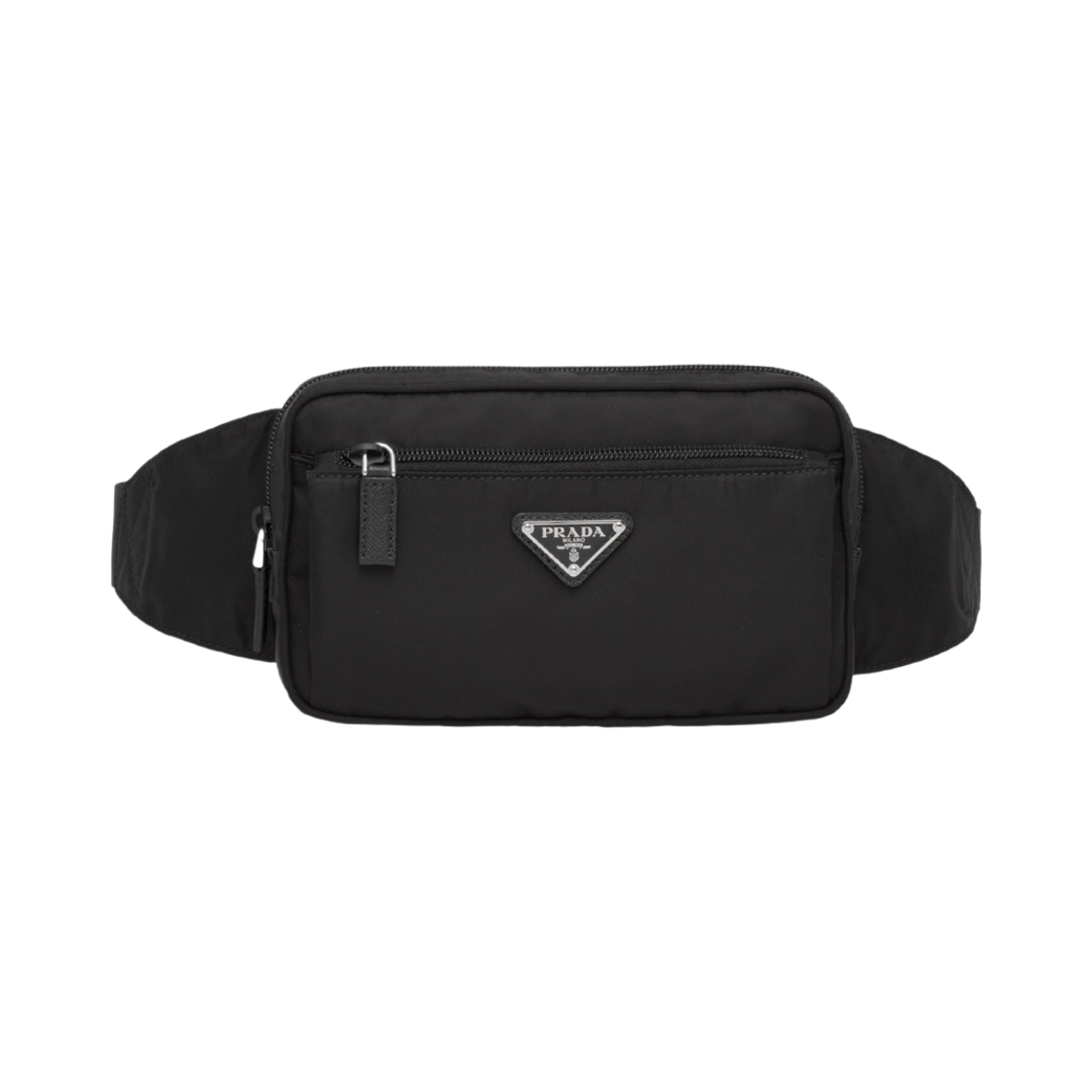 프라다 리나일론 사피아노 레더 벨트백 블랙(Prada Re-Nylon and Saffiano Leather Belt Bag Black)