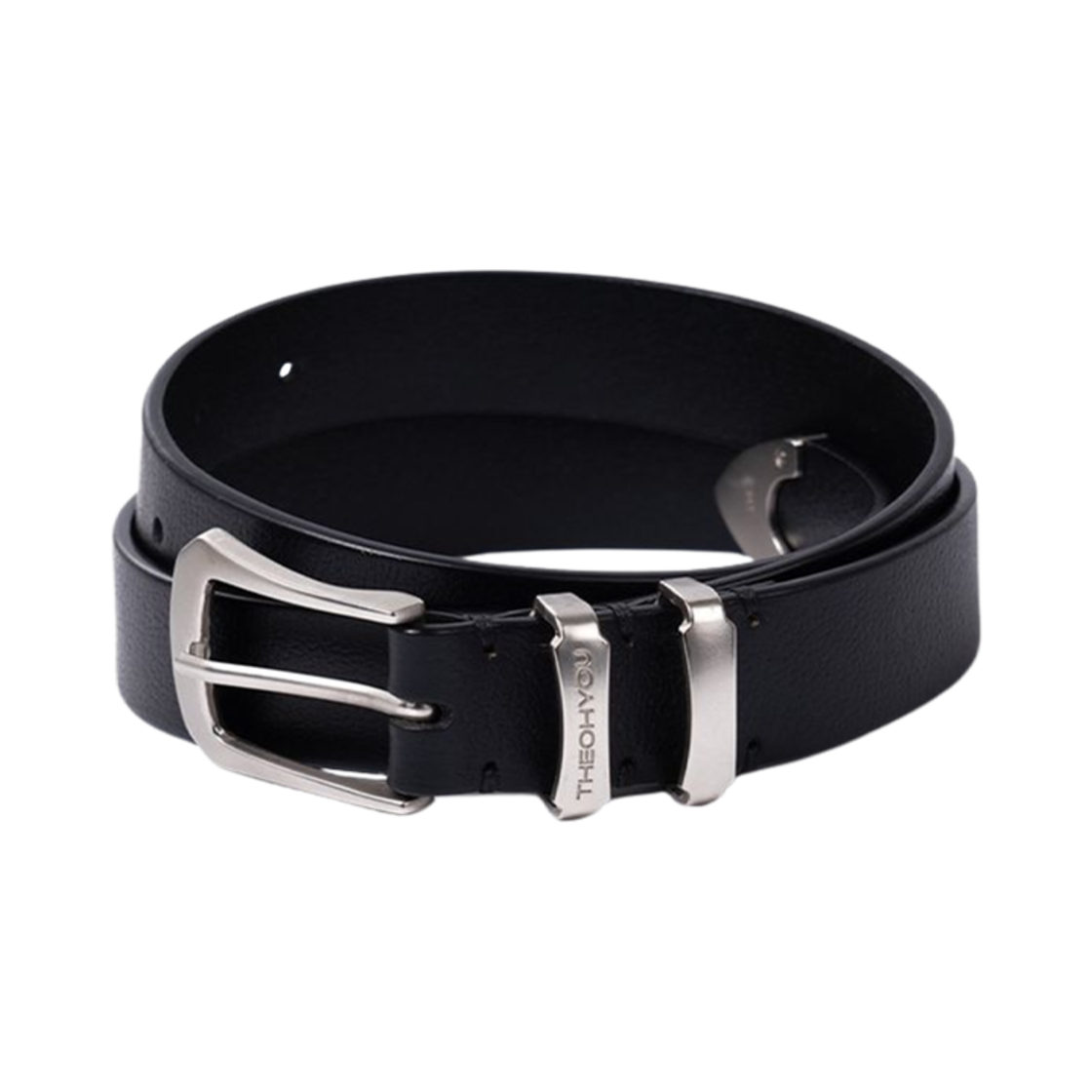(W) 더오유 리얼 레더 벨트 블랙((W) Theohyou Real Leather Belt Black)