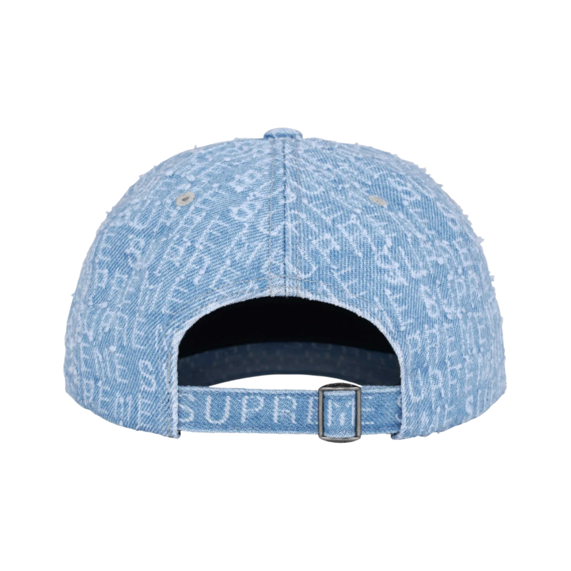 슈프림 니들 펀치 데님 6-패널 워시드 블루 - 24FW(Supreme Needle Punch Denim 6-Panel Washed Blue - 24FW) - 2