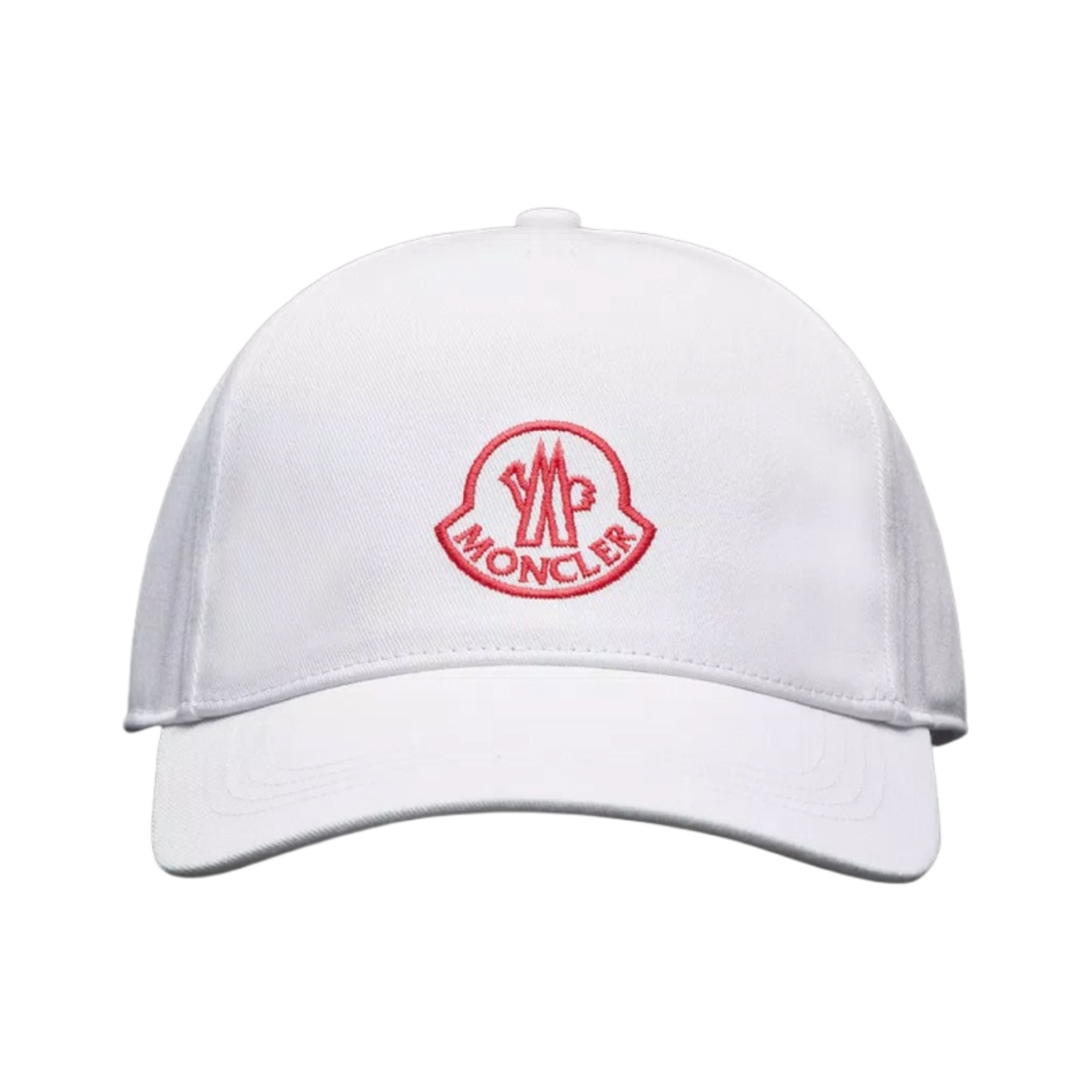 (W) 몽클레르 자수 로고 베이스볼 캡 화이트 - 23SS((W) Moncler Embroidered Logo Baseball Cap White - 23SS) - 1