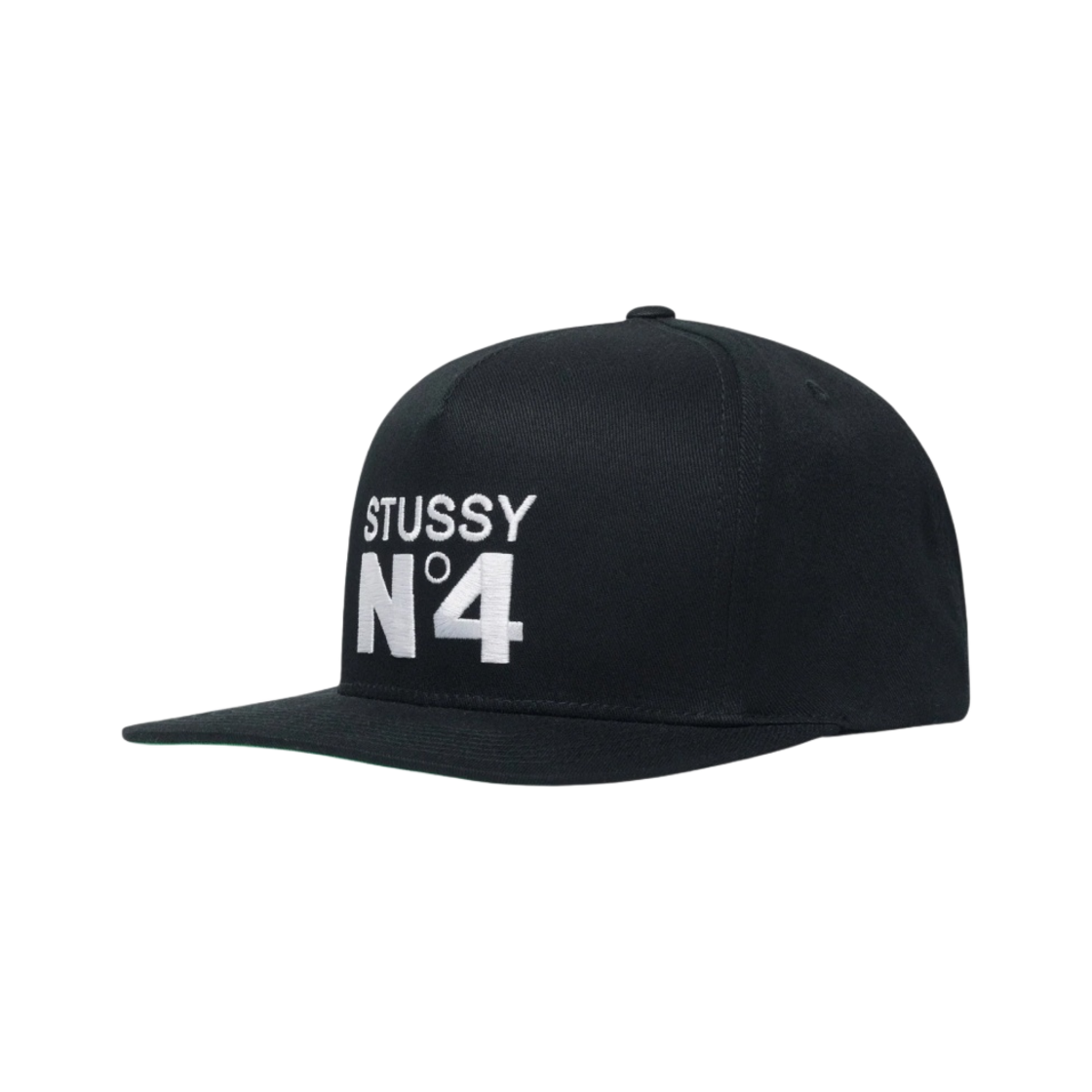 스투시 NO.4 포인트 크라운 캡 블랙(Stussy NO.4 Point Crown Cap Black) - 1