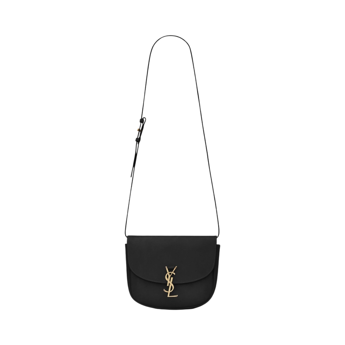 생로랑 스무스 레더 카이아 미디움 사첼백 블랙