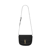 Saint Laurent Kaia Medium Satchel Bag in Smooth Leather Black