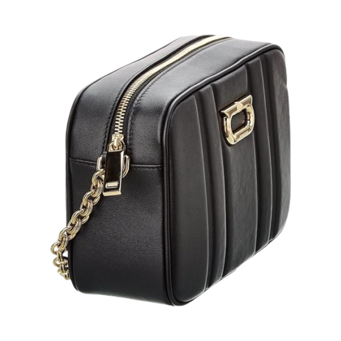 페라가모 간치니 카메라 케이스 미디움 블랙(Ferragamo Gancini Camera Case Medium Black) - 3