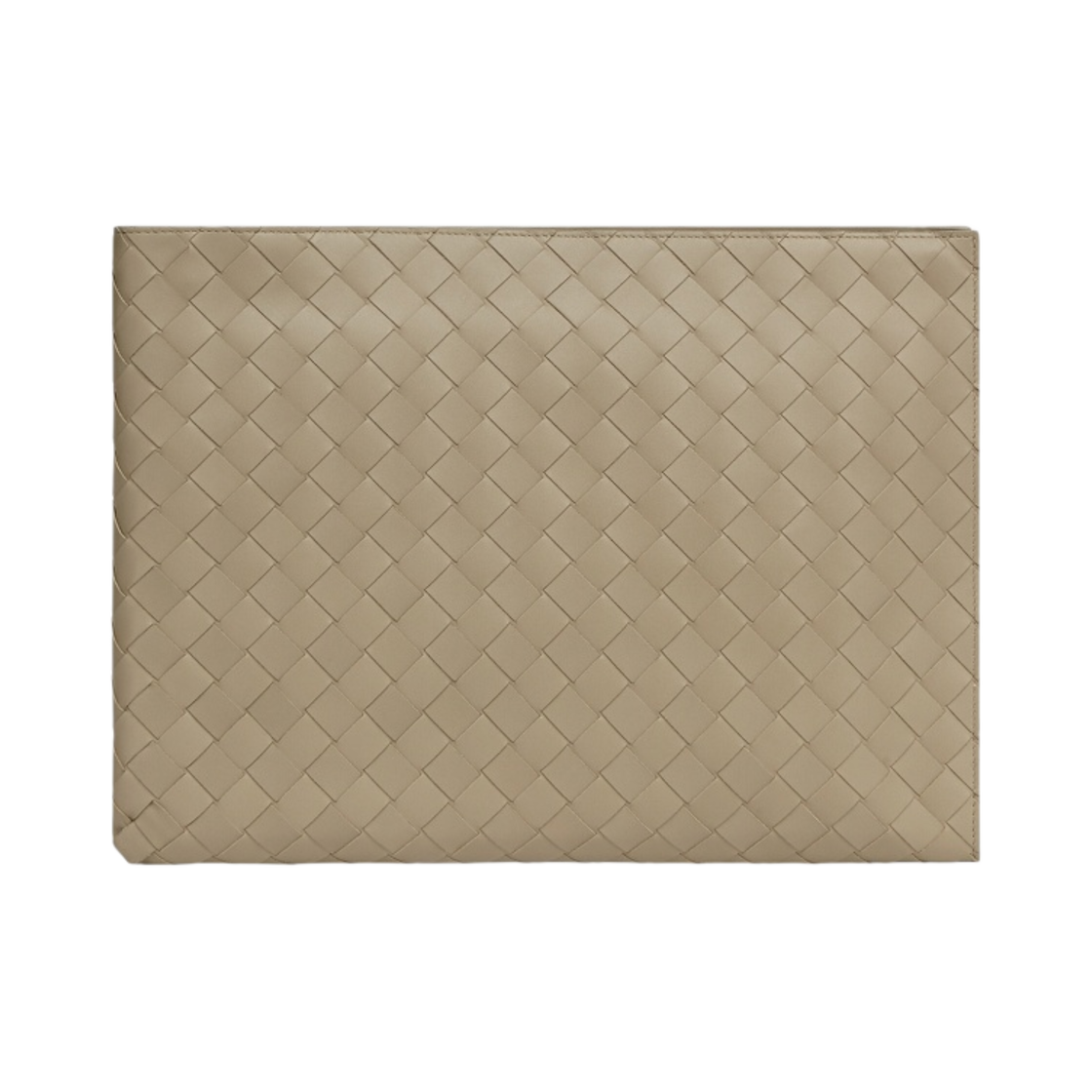 보테가 베네타 미디움 하프 집 파우치 토프(Bottega Veneta Medium Half Zip Pouch Taupe) - 1