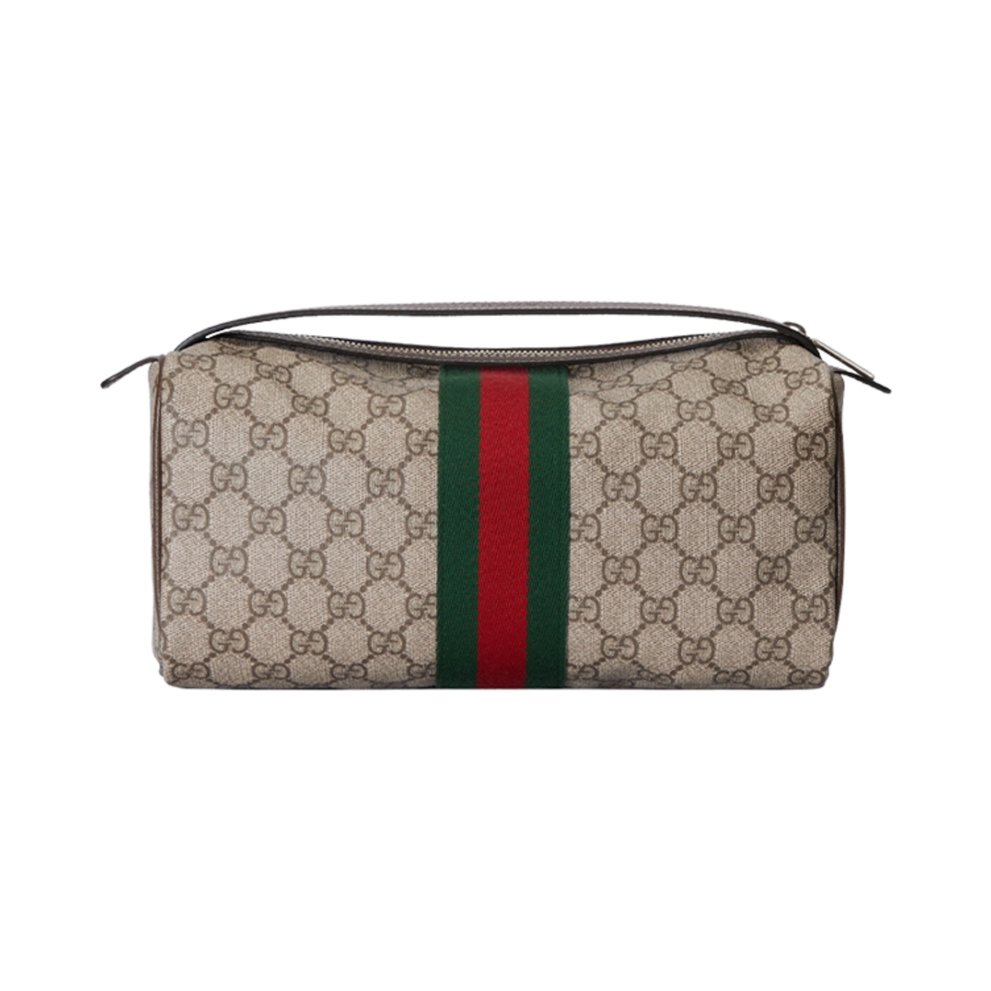 구찌 코스메틱 케이스 스퀘어 웹 베이지 에보니 슈프림(Gucci Toiletry Case with Web Beige Ebony Supreme) - 1