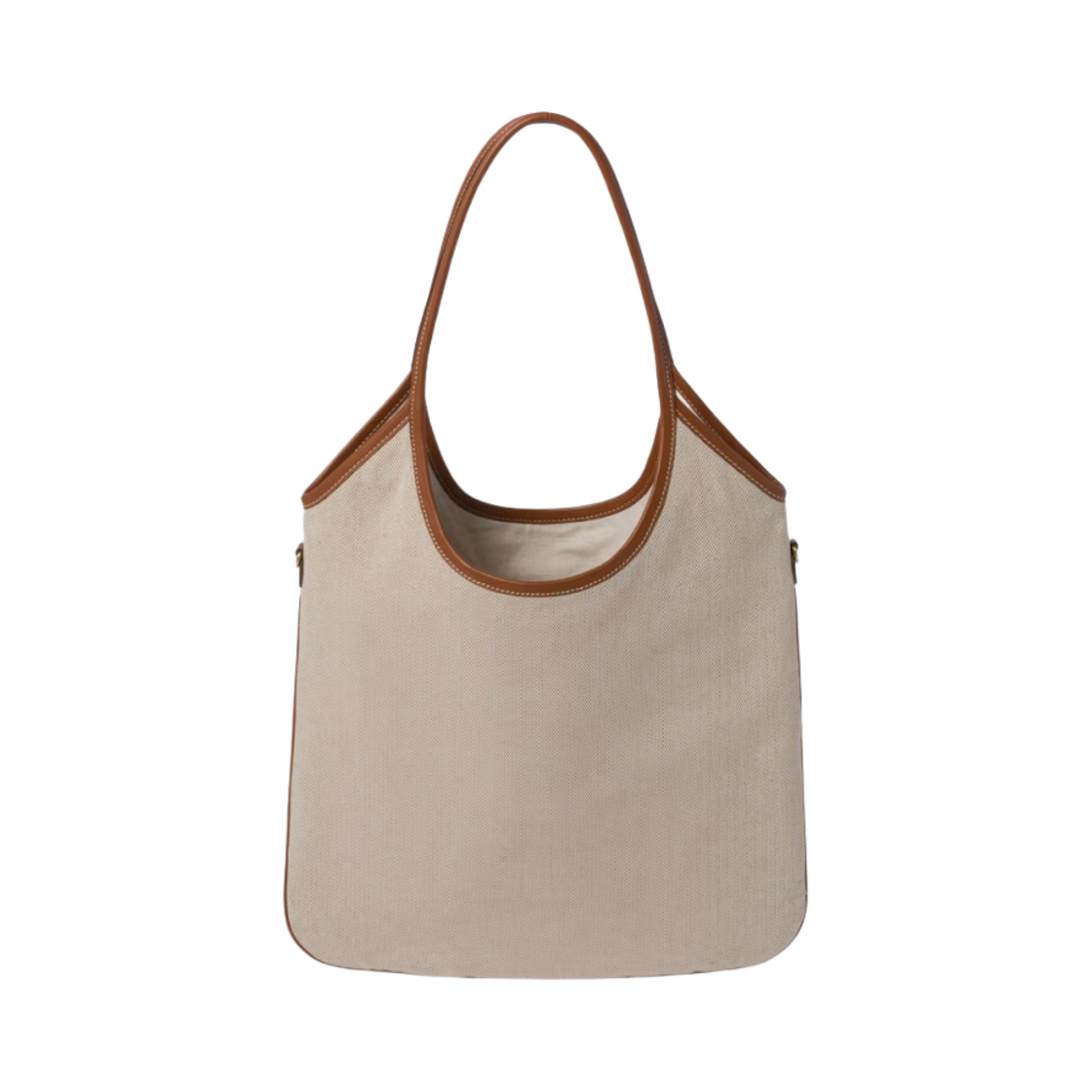 미우미우 아이비 캔버스 백 베이지 브랜디(Miu Miu Ivy Canvas Bag Beige Brandy) - 3