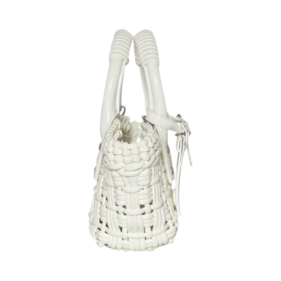 발렌시아가 비스트로 XXS 스트랩 베스킷 화이트(Balenciaga Bistro XXS Strap Basket White) - 2