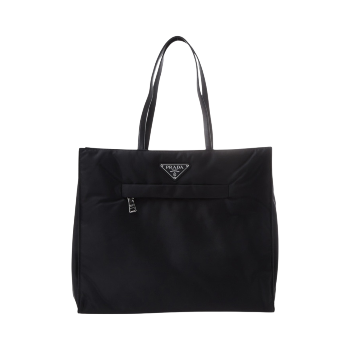 프라다 패딩 리나일론 토트백 블랙(Prada Padded Re-Nylon Tote Bag Black) - 1