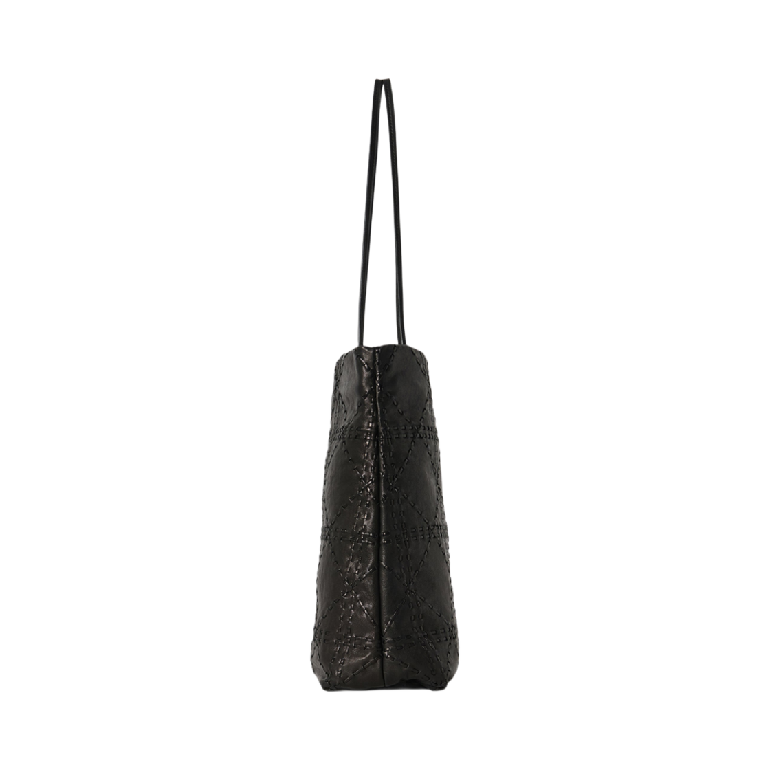 더 로우 리루 우븐 백 레더 블랙(The Row Lilou Woven Bag in Leather Black) - 3
