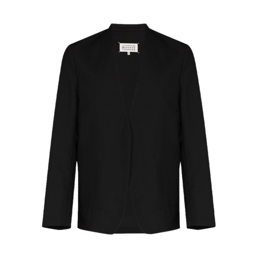 Maison Margiela Collarless Blazer Black