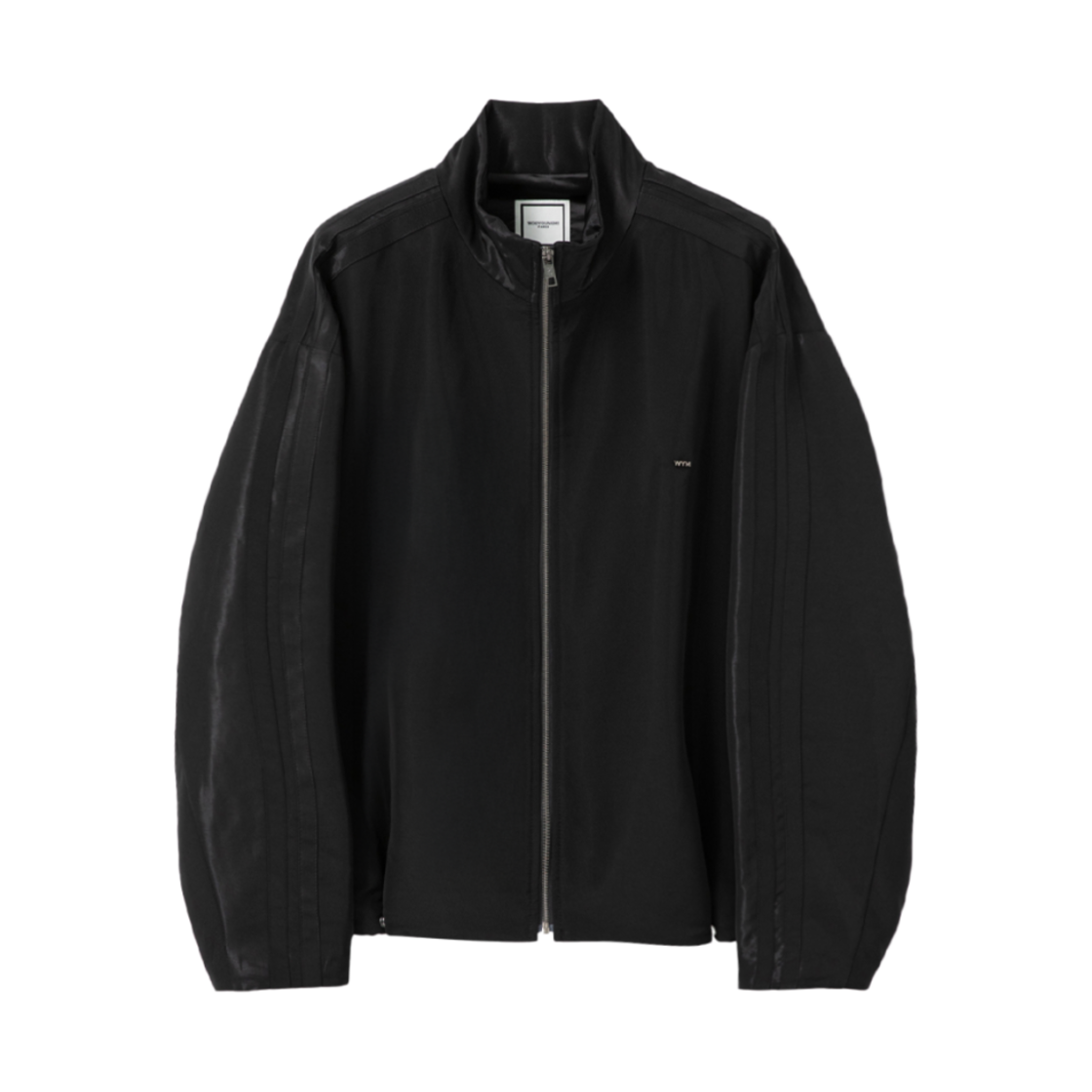 우영미 패디드 글로시 자켓 블랙 - 24FW(Wooyoungmi Padded Glossy Jacket Black - 24FW)