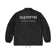 Supreme NYC Coaches Jacket Black - 23FW