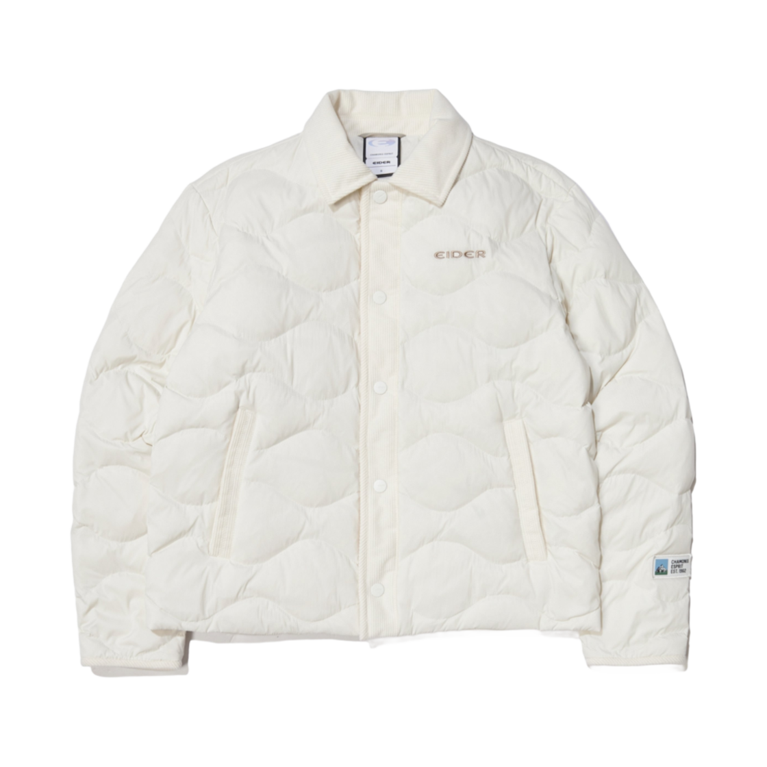 (W) 아이더 써모락 C 슬림 다운 셔츠 자켓 크림((W) Eider Thermolock C Slim Down Shirt Jacket Cream)