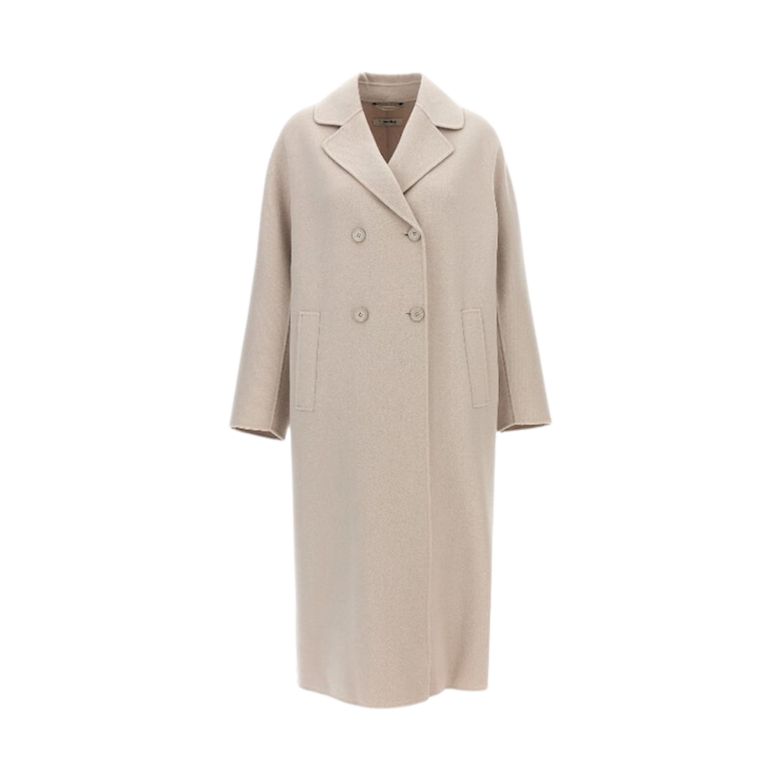 CAPI-048 (W) S Max Mara Capi Double Wool Coat Light Beige