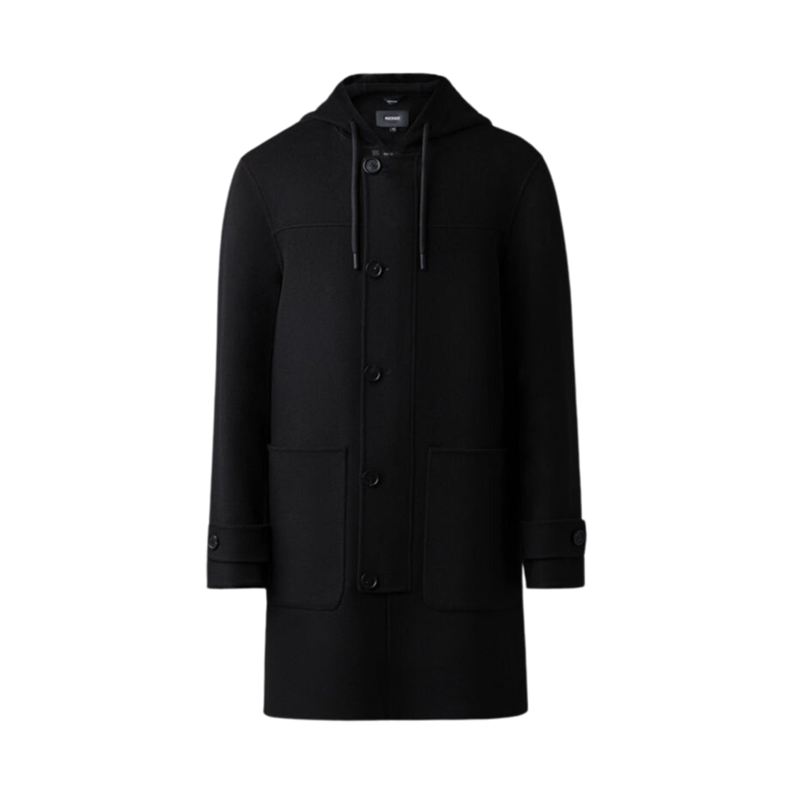 JOSHUA Mackage Joshua Double-Face Wool Long Coat Black