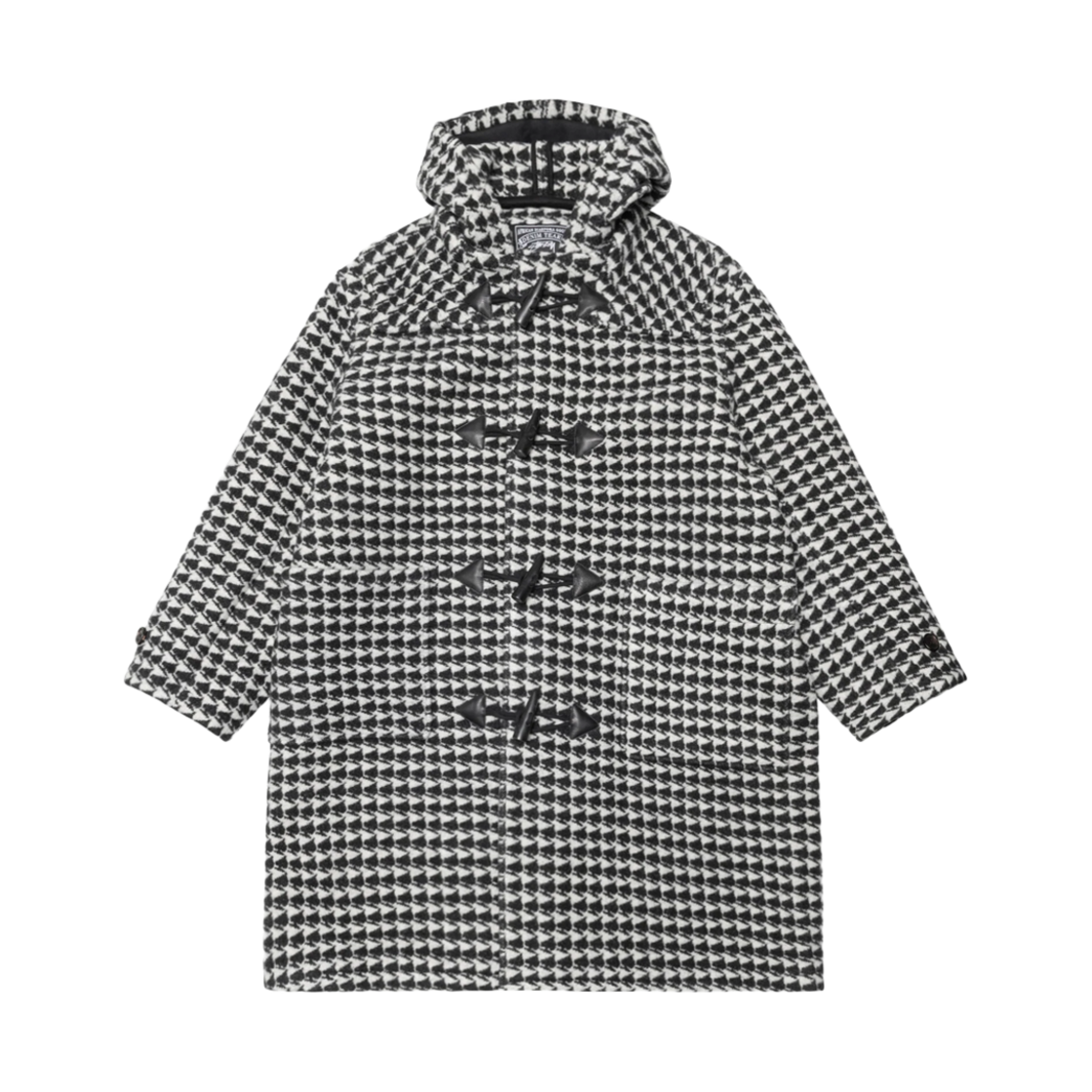 스투시 x 데님 티어스 더플 코트 블랙(Stussy x Denim Tears Duffle Coat Black) - 1