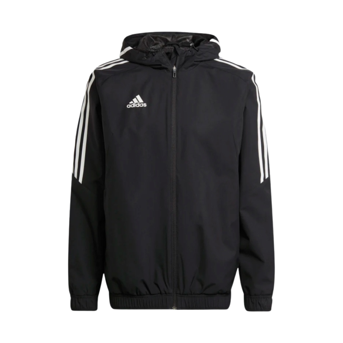 아디다스 콘디보 22 올 웨더 자켓 블랙 - KR 사이즈(Adidas Condivo 22 All Weather Jacket Black - KR Sizing) - 1