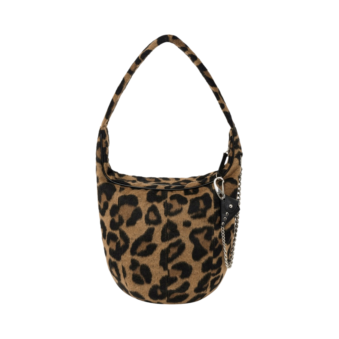 오픈 와이와이 모토 호보 라지 레오파드(Open Yy Moto Hobo Large Leopard)