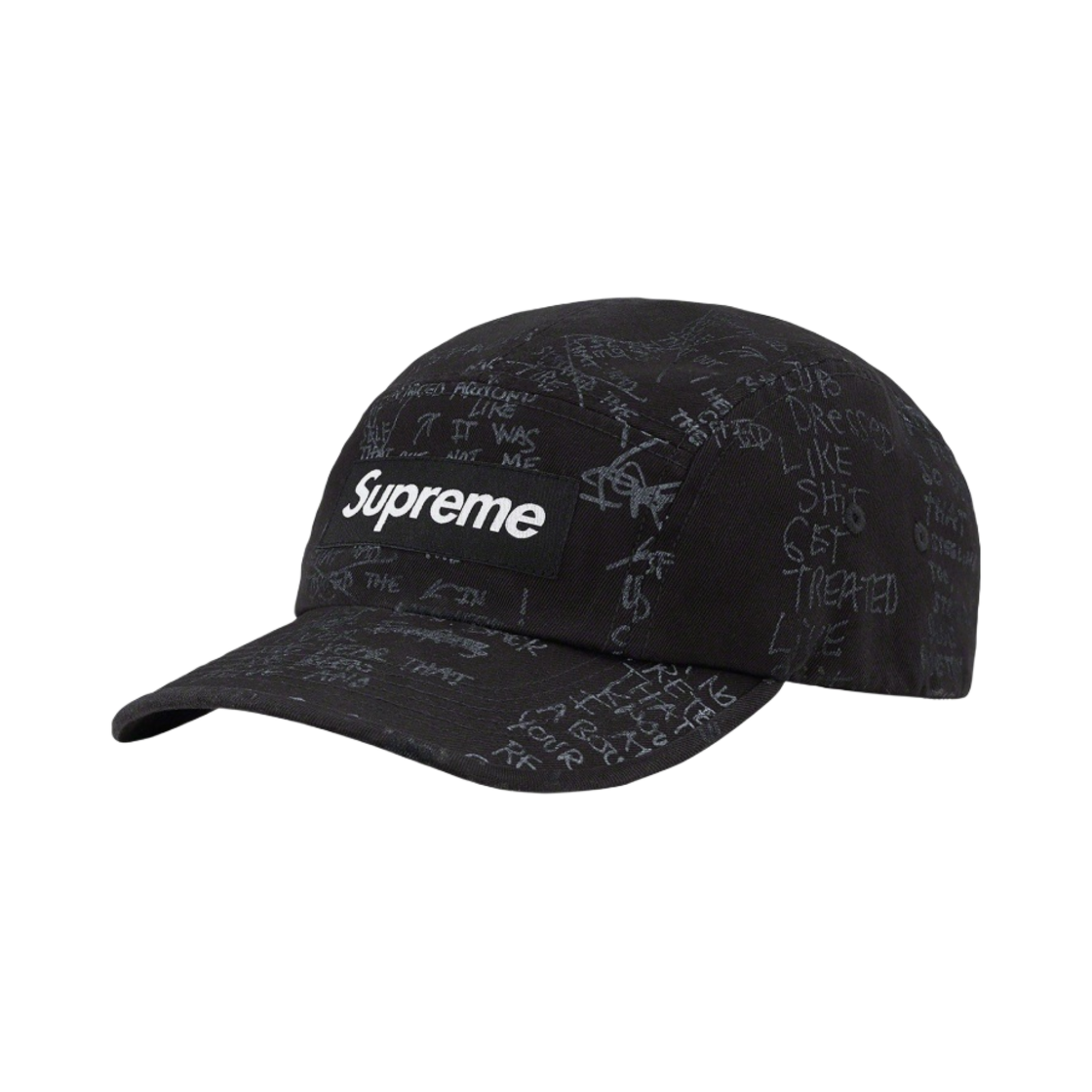슈프림 곤즈 포엠 캠프캡 블랙 - 23SS(Supreme Gonz Poems Camp Cap Black - 23SS) - 1