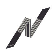 (W) Dior 30 Montaigne Mitzah Scarf Silk Twill Black White