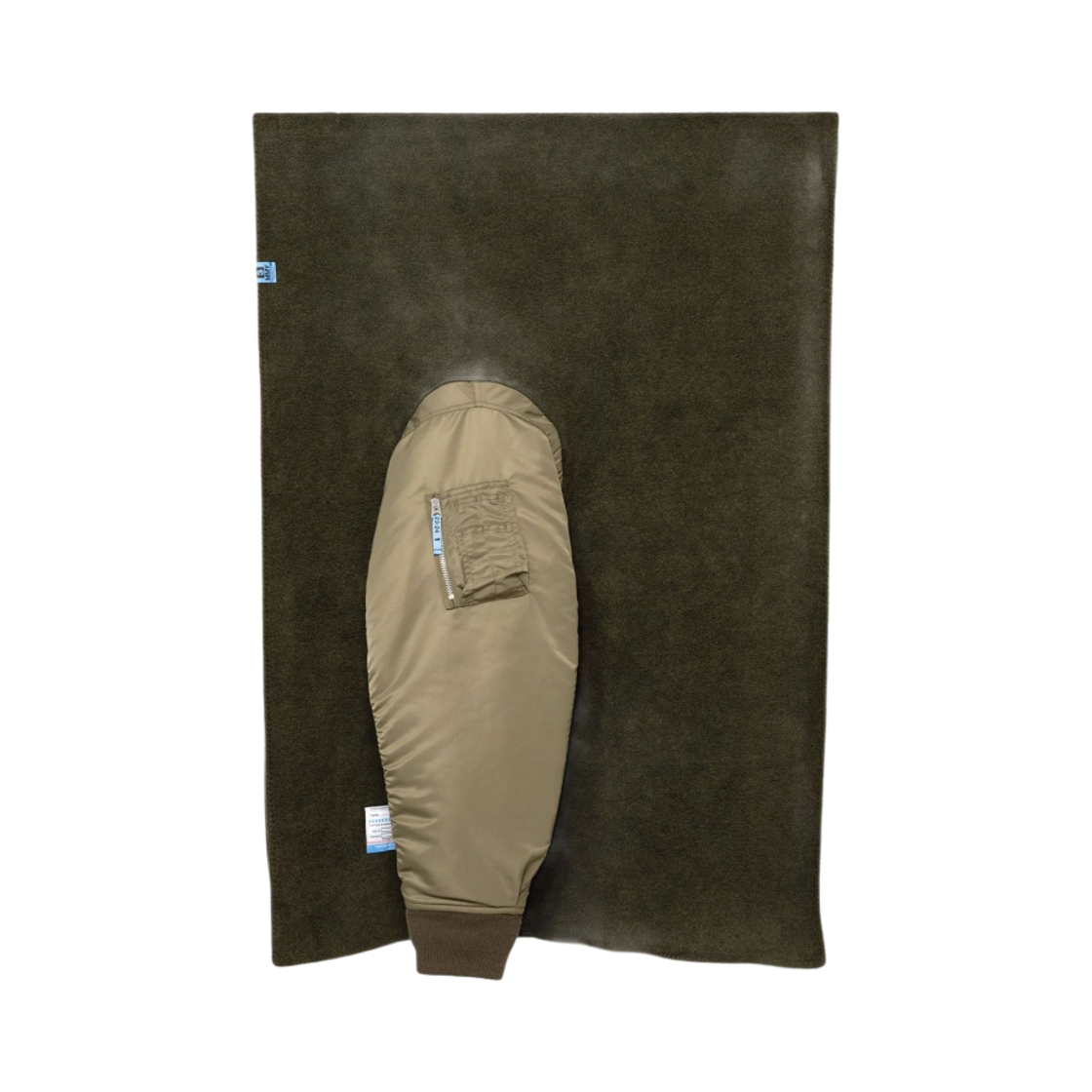 메종 미하라 야스히로 MA-1 슬리브 스톨 카키(Maison Mihara Yasuhiro Ma-1 Sleeve Stole Khaki)