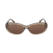 Stussy June Sunglasses Brown Crystal Brown Lens