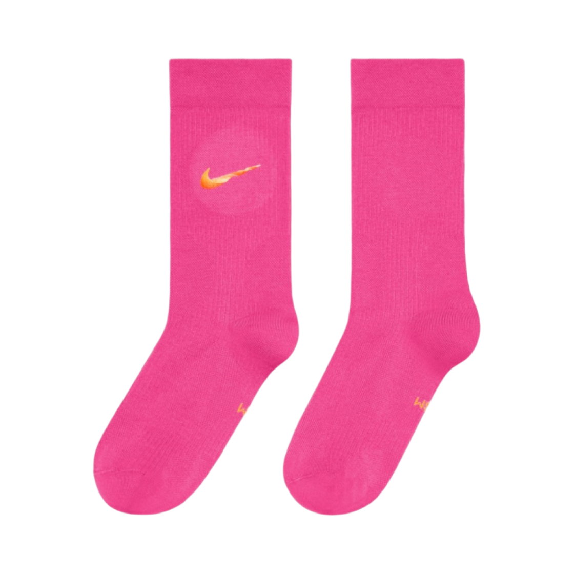 나이키 x 자크뮈스 오렌지 프린티드 삭스 다크 핑크(Nike x Jacquemus Orange Printed Socks Dark Pink) - 1