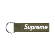 Supreme Webbing Keychain Light Olive - 20FW