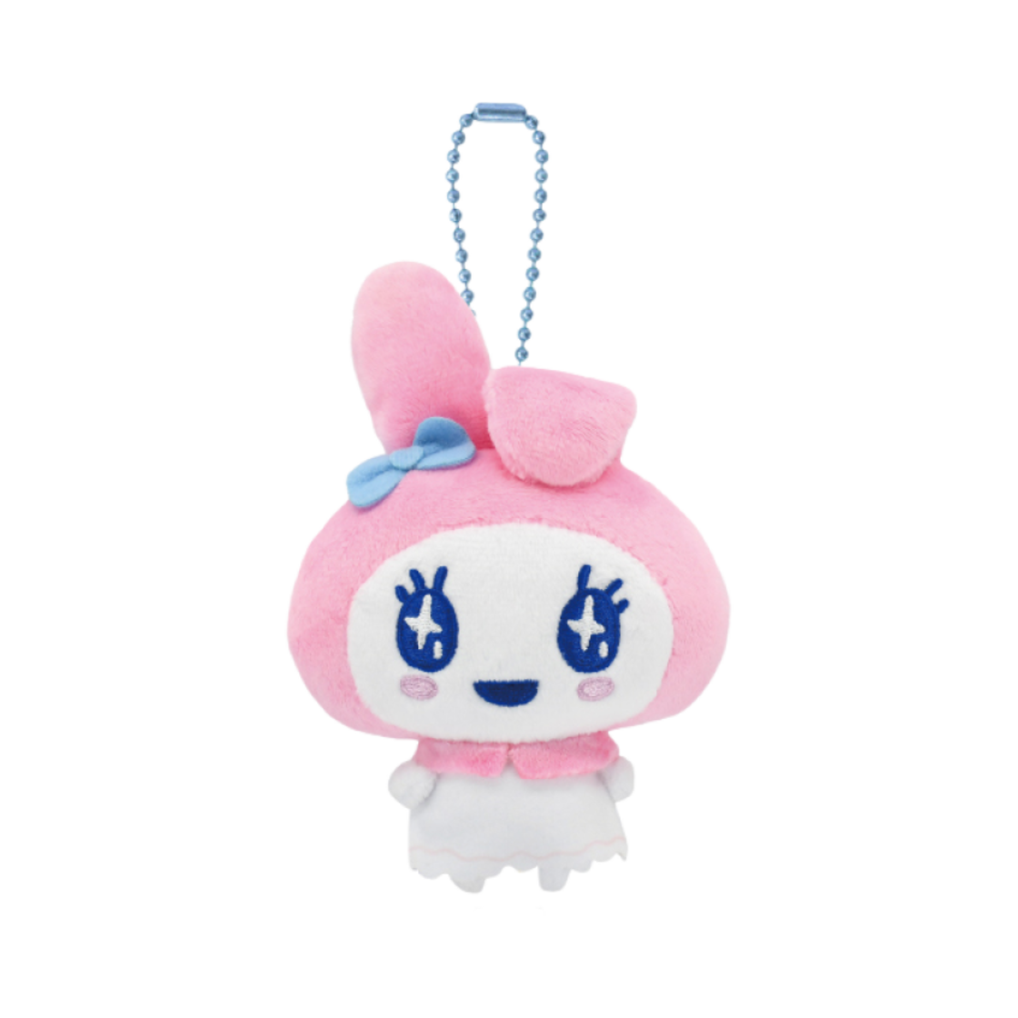 반다이 다마고치 x 산리오 캐릭터 플러시 마스코트 키체인 러블리치(Bandai Tamagotchi x Sanrio Characters Plush Mascot Keychain Lovelitchi)