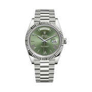 Rolex Day-Date 40mm 228239 Olive Green Roman President