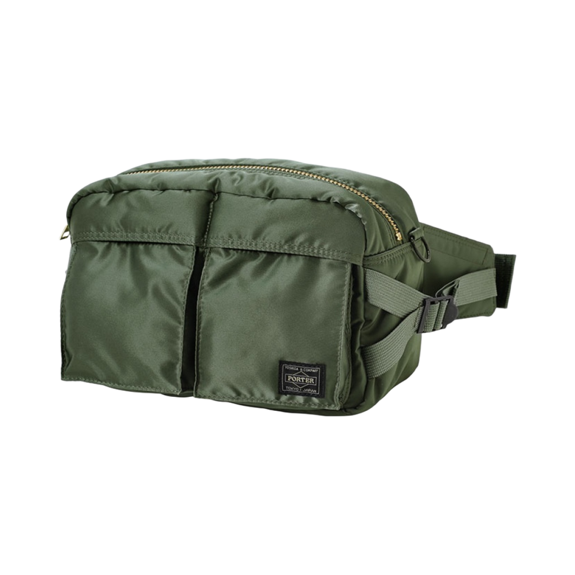 622-78302 Porter Tanker Waist Bag Sage Green - 대표 이미지 #1